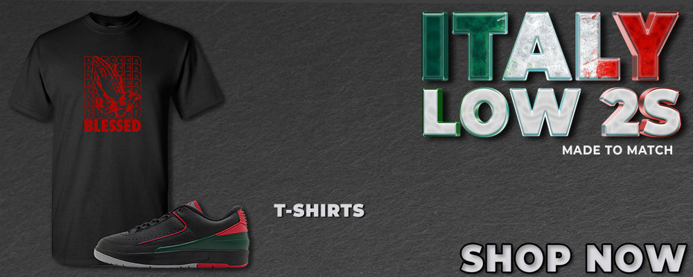 Italy Low 2s T Shirts to match Sneakers | Tees to match Italy Low 2s Shoes