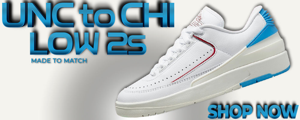 UNC to Chi Low 2s Clothing to match Sneakers | Clothing to match UNC to Chi Low 2s Shoes