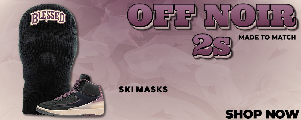 Off Noir 2s Ski Masks to match Sneakers | Winter Masks to match Off Noir 2s Shoes