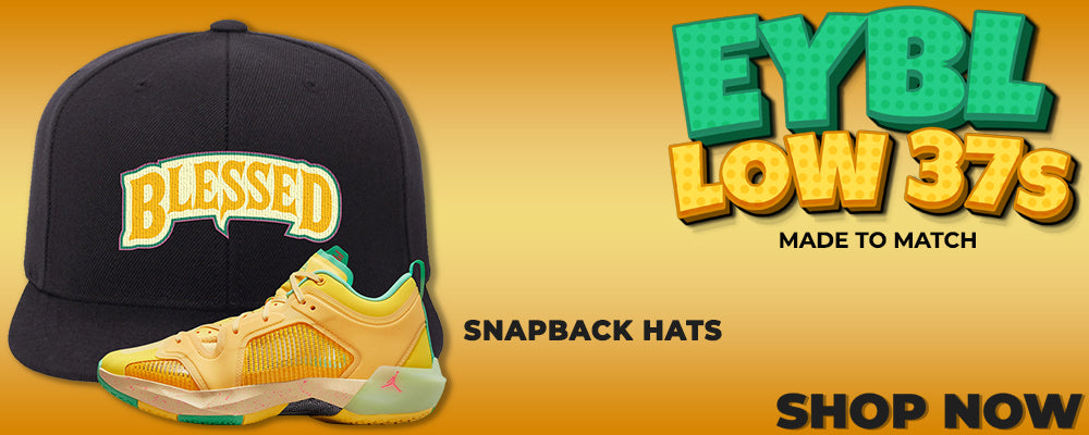 EYBL Low 37s Snapback Hats to match Sneakers | Hats to match EYBL Low 37s Shoes