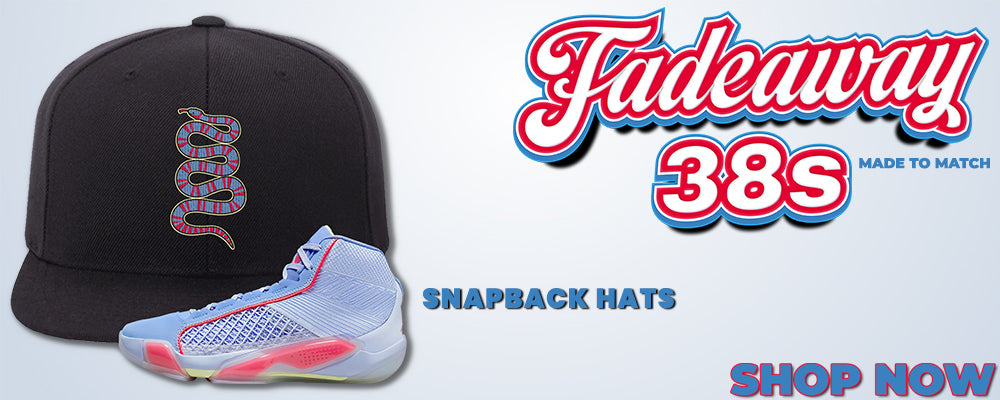 Fadeaway 38s Snapback Hats to match Sneakers | Hats to match Fadeaway 38s Shoes