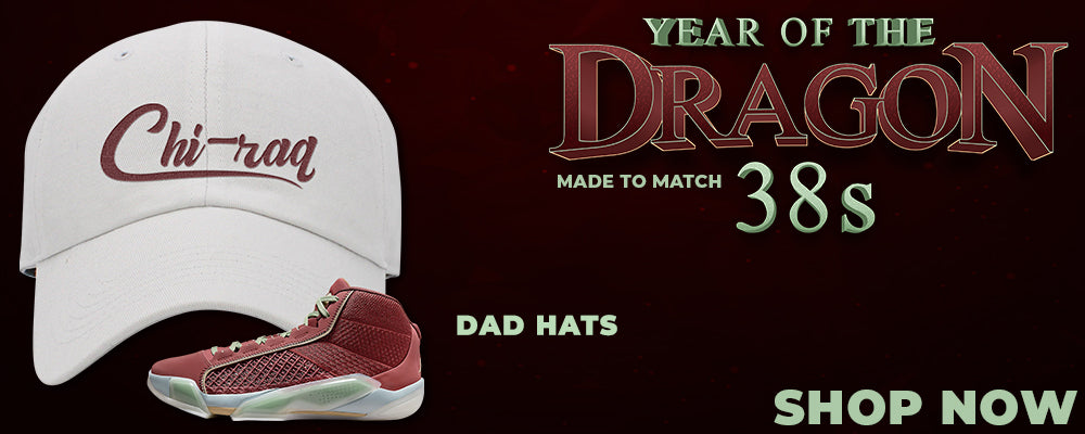 Year of the Dragon 38s Dad Hats to match Sneakers | Hats to match Year of the Dragon 38s Shoes