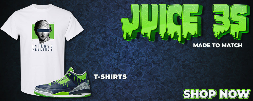 Juice 3s T Shirts to match Sneakers | Tees to match Juice 3s Shoes