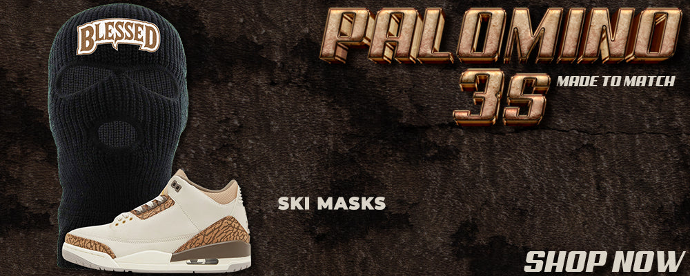 Palomino 3s Ski Masks to match Sneakers | Winter Masks to match Palomino 3s Shoes