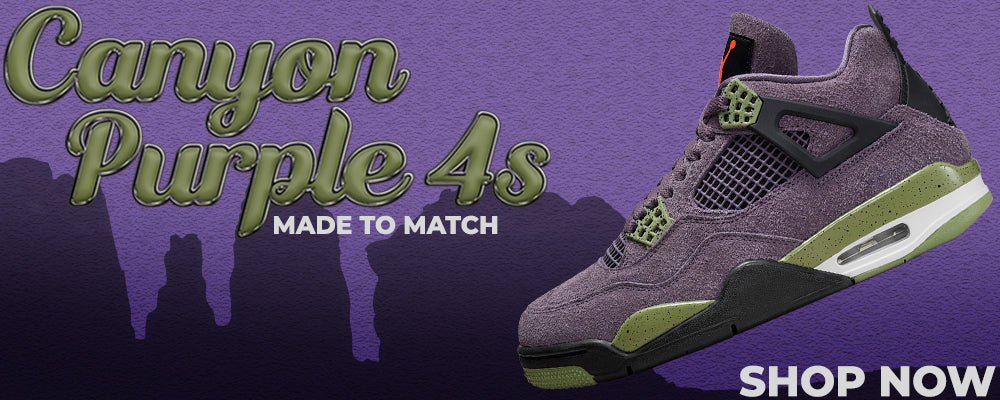 Canyon Purple 4s Clothing to match Sneakers | Clothing to match Canyon Purple 4s Shoes