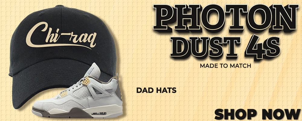 Photon Dust 4s Dad Hats to match Sneakers | Hats to match Photon Dust 4s Shoes