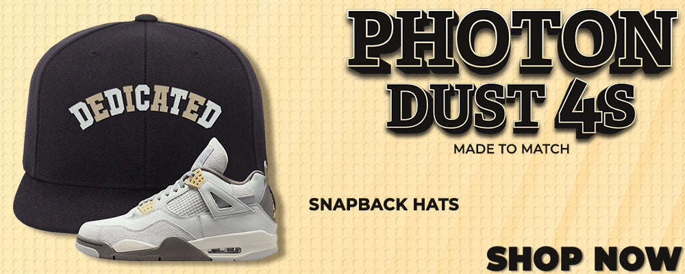 Photon Dust 4s Snapback Hats to match Sneakers | Hats to match Photon Dust 4s Shoes