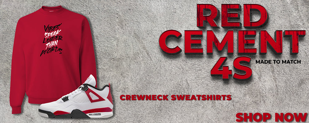 Playoffs 8s Crewneck Sweatshirts to match Sneakers | Crewnecks to match Playoffs 8s Shoes