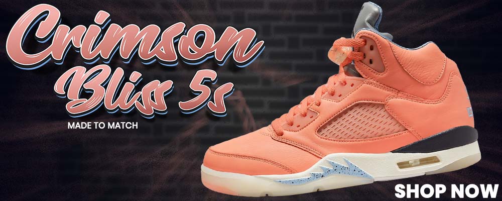 Crimson Bliss 5s Clothing to match Sneakers | Clothing to match Crimson Bliss 5s Shoes