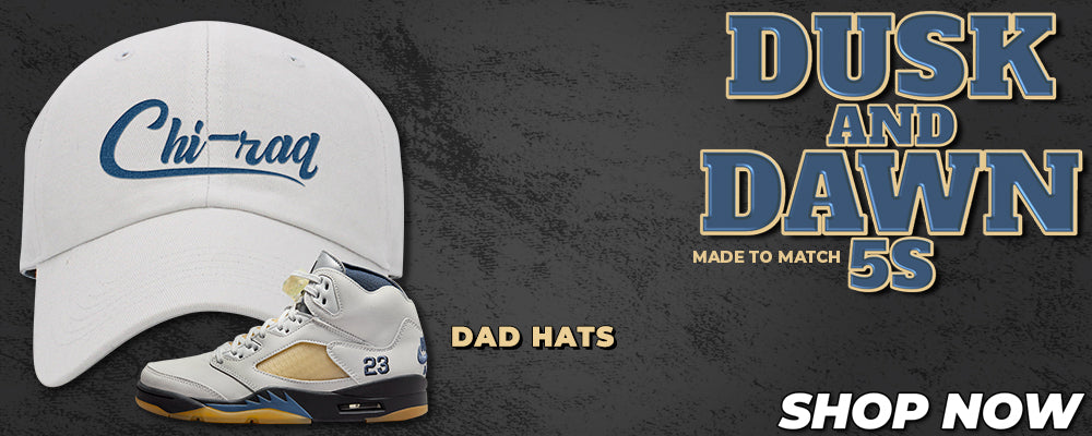 Dusk and Dawn 5s Dad Hats to match Sneakers | Hats to match Dusk and Dawn 5s Shoes