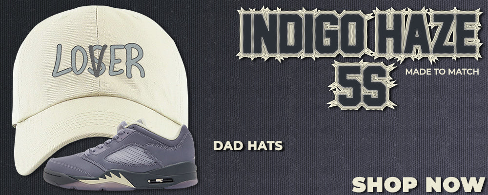 Indigo Haze 5s Dad Hats to match Sneakers | Hats to match Indigo Haze 5s Shoes