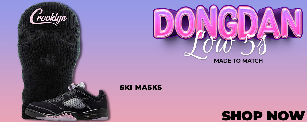 Dongdan Low 5s Ski Masks to match Sneakers | Winter Masks to match Dongdan Low 5s Shoes