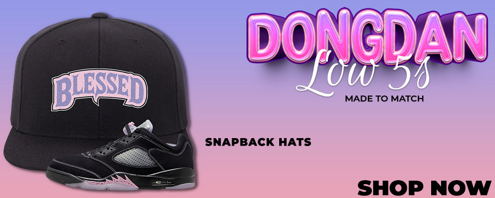 Dongdan Low 5s Snapback Hats to match Sneakers | Hats to match Dongdan Low 5s Shoes