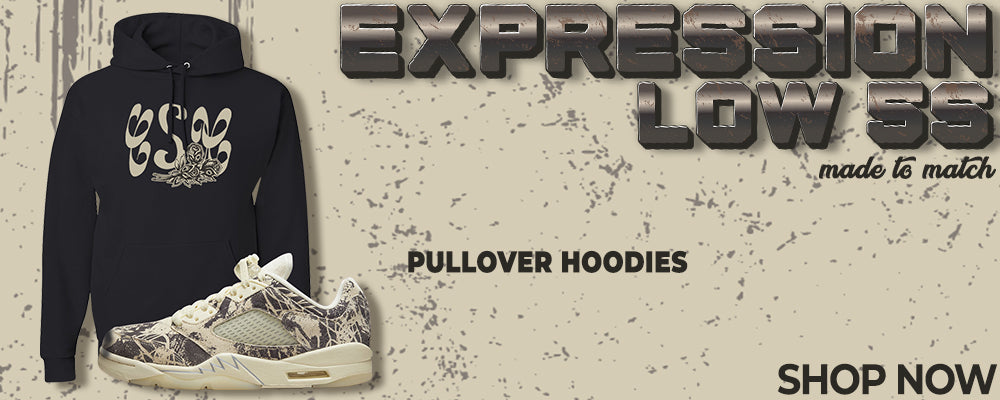 Expression Low 5s Pullover Hoodies to match Sneakers | Hoodies to match Expression Low 5s Shoes