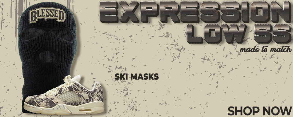 Expression Low 5s Ski Masks to match Sneakers | Winter Masks to match Expression Low 5s Shoes