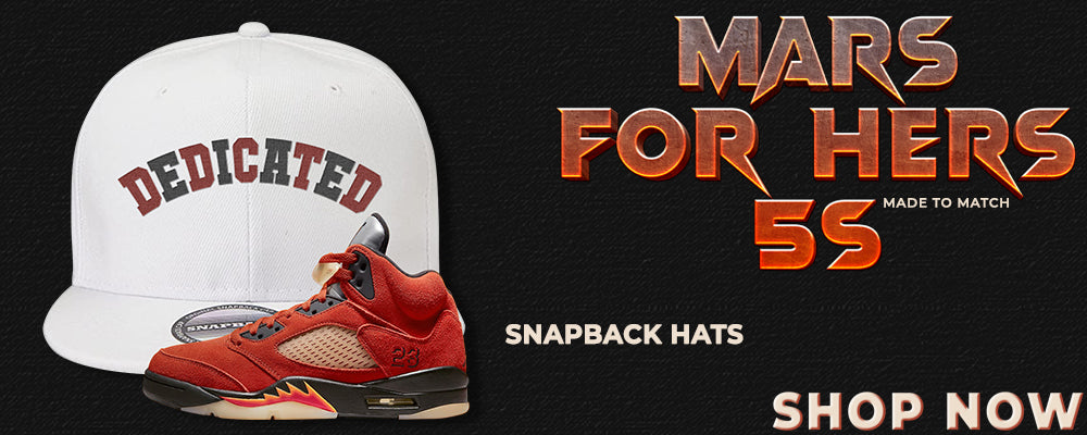 Mars For Her 5s Snapback Hats to match Sneakers | Hats to match Mars For Her 5s Shoes