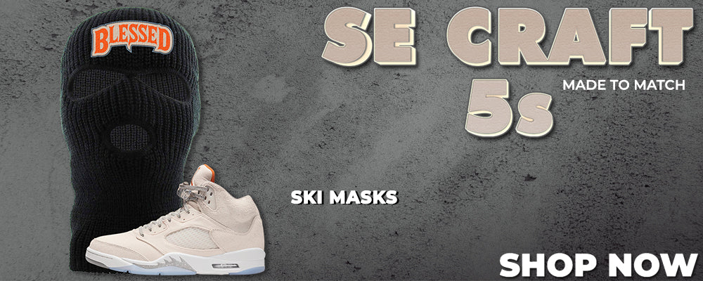 SE Craft 5s Ski Masks to match Sneakers | Winter Masks to match SE Craft 5s Shoes