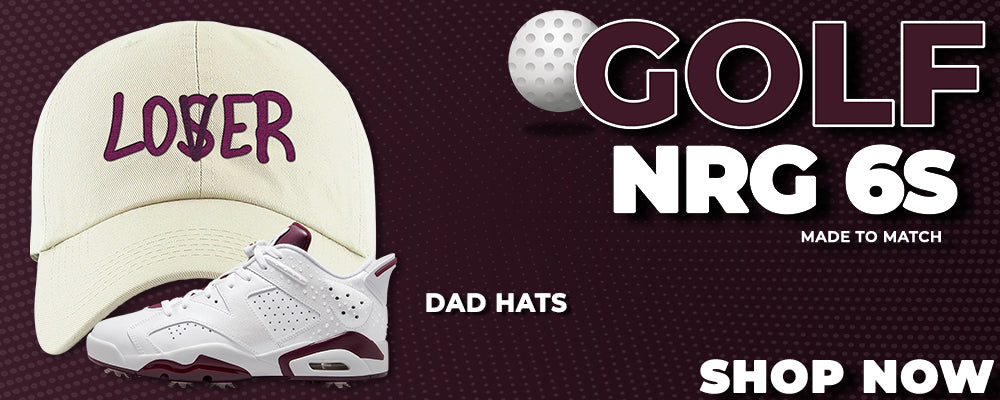 Golf NRG 6s Dad Hats to match Sneakers | Hats to match Golf NRG 6s Shoes