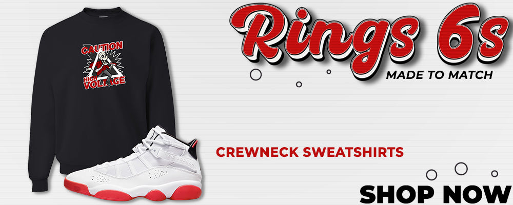Rings 6s Crewneck Sweatshirts to match Sneakers | Crewnecks to match Rings 6s Shoes