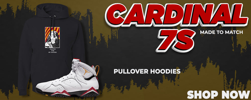 Cardinal 7s Pullover Hoodies to match Sneakers | Hoodies to match Cardinal 7s Shoes