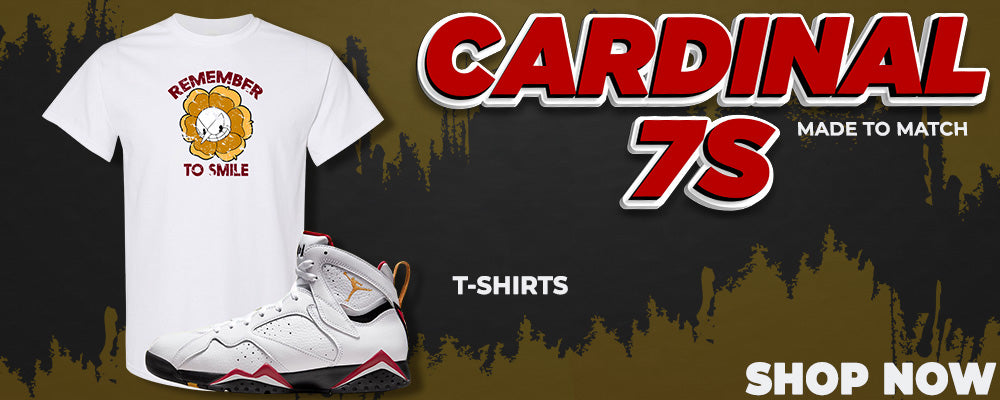 Cardinal 7s T Shirts to match Sneakers | Tees to match Cardinal 7s Shoes
