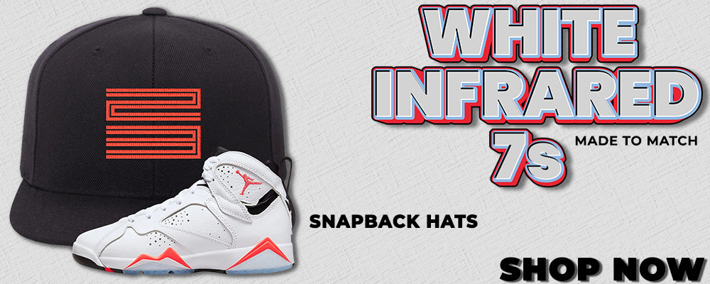 White Infrared 7s Snapback Hats to match Sneakers | Hats to match White Infrared 7s Shoes