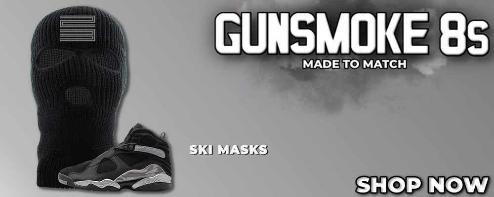 GunSmoke 8s Ski Masks to match Sneakers | Winter Masks to match GunSmoke 8s Shoes