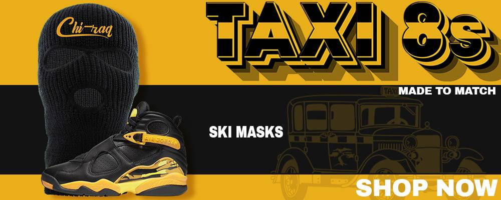 Taxi 8s Ski Masks to match Sneakers | Winter Masks to match Taxi 8s Shoes