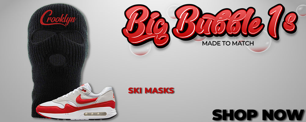 Big Bubble 1s Ski Masks to match Sneakers | Winter Masks to match Big Bubble 1s Shoes