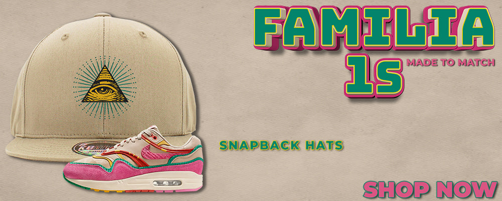 Familia 1s Snapback Hats to match Sneakers | Hats to match Familia 1s Shoes