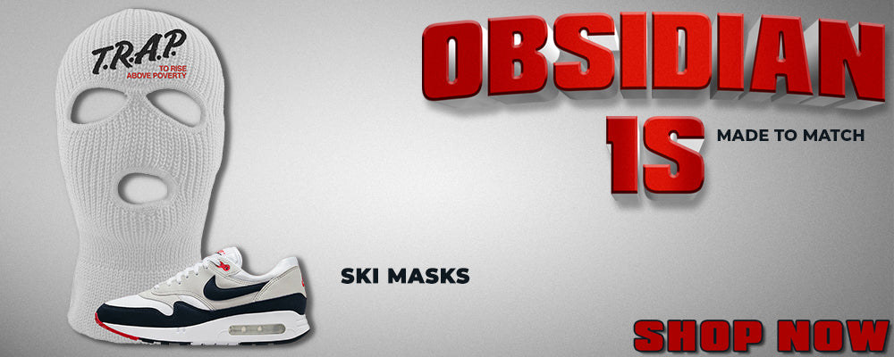 Obsidian 1s Ski Masks to match Sneakers | Winter Masks to match Obsidian 1s Shoes