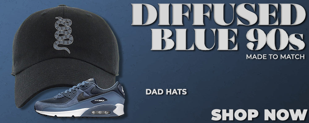 Diffused Blue 90s Dad Hats to match Sneakers | Hats to match Diffused Blue 90s Shoes