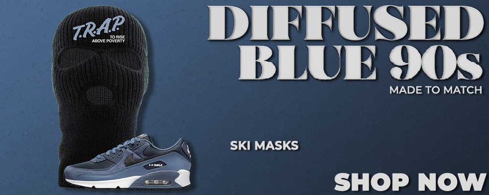Diffused Blue 90s Ski Masks to match Sneakers | Winter Masks to match Diffused Blue 90s Shoes
