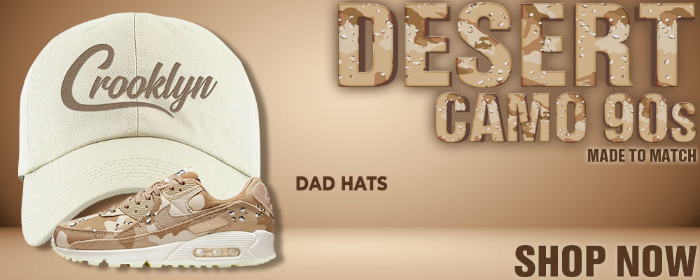 Desert Camo 90s Dad Hats to match Sneakers | Hats to match Desert Camo 90s Shoes