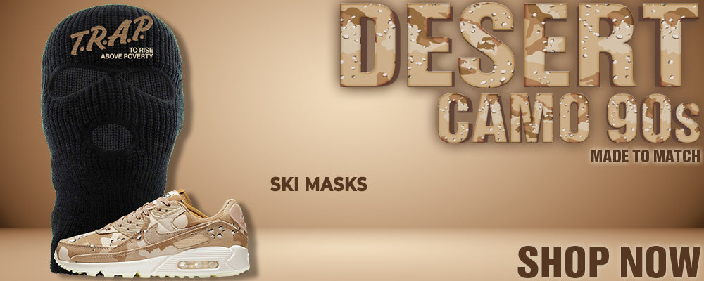 Desert Camo 90s Ski Masks to match Sneakers | Winter Masks to match Desert Camo 90s Shoes
