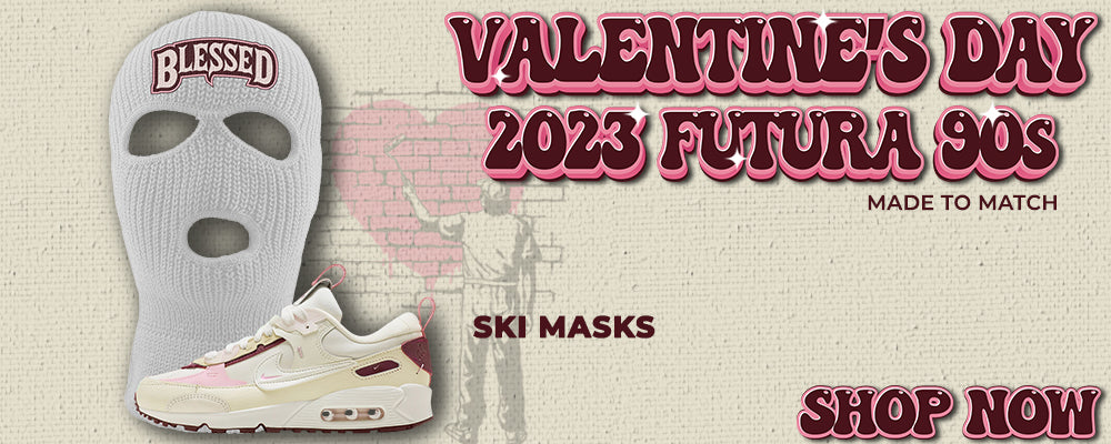 Valentine's Day 2023 Futura 90s Ski Masks to match Sneakers | Winter Masks to match Valentine's Day 2023 Futura 90s Shoes