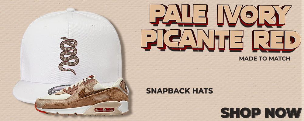 Pale Ivory Picante Red 90s Snapback Hats to match Sneakers | Hats to match Pale Ivory Picante Red 90s Shoes
