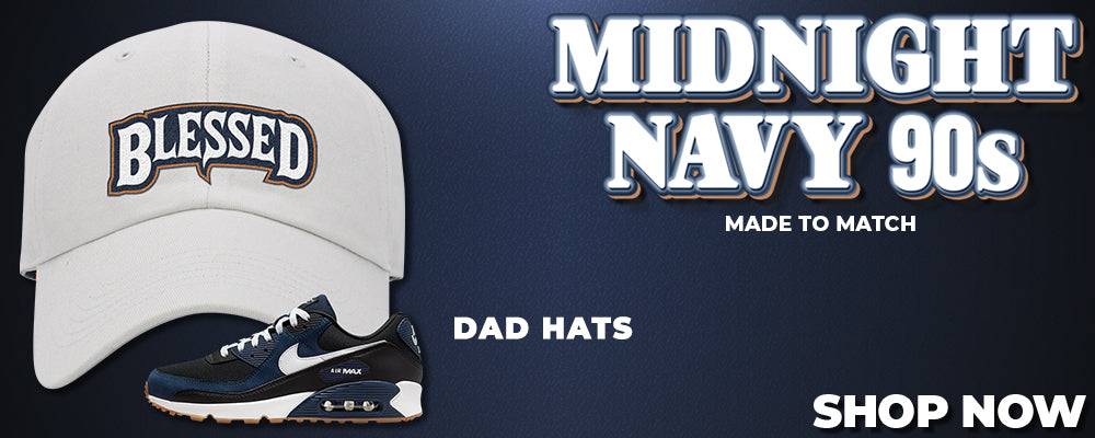 Midnight Navy 90s Dad Hats to match Sneakers | Hats to match Midnight Navy 90s Shoes