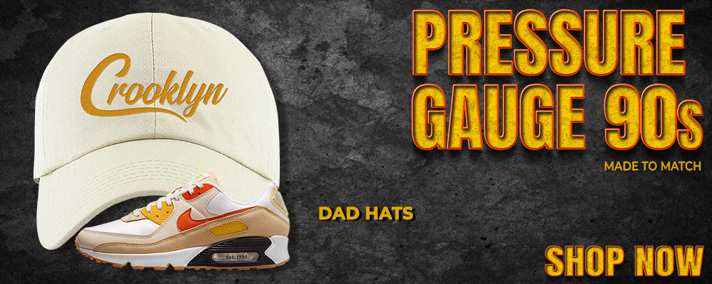 Pressure Gauge 90s Dad Hats to match Sneakers | Hats to match Pressure Gauge 90s Shoes