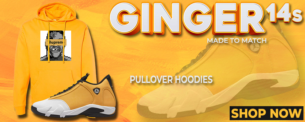 Ginger 14s Pullover Hoodies to match Sneakers | Hoodies to match Ginger 14s Shoes
