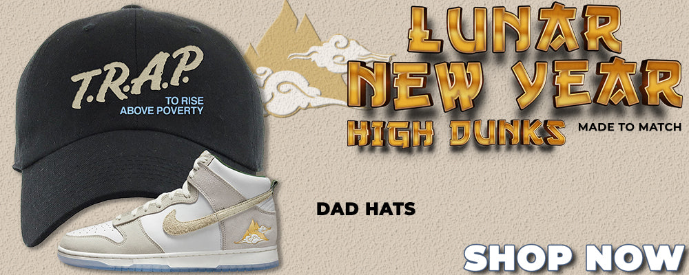Lunar New Year High Dunks Dad Hats to match Sneakers | Hats to match Lunar New Year High Dunks Shoes
