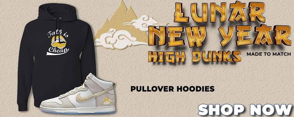 Lunar New Year High Dunks Pullover Hoodies to match Sneakers | Hoodies to match Lunar New Year High Dunks Shoes