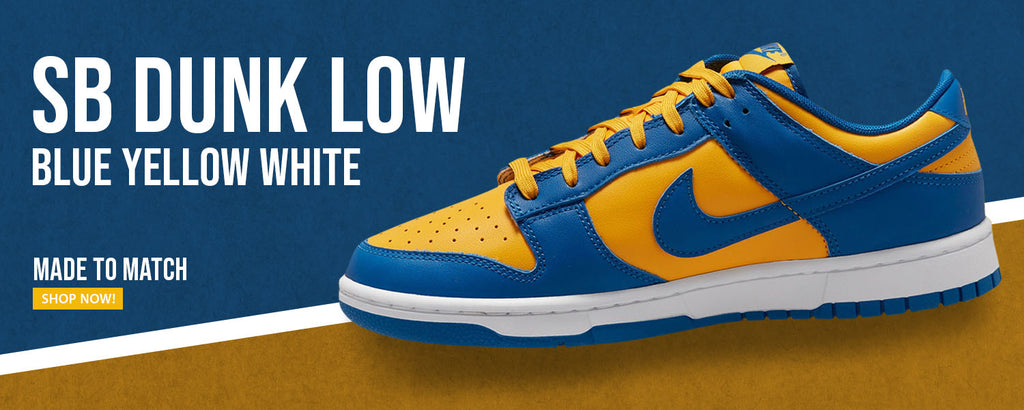 Blue Yellow White Low Dunks Clothing to match Sneakers | Clothing to match Blue Yellow White Low Dunks Shoes