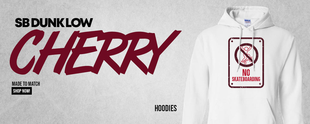 Cherry Low Dunks Pullover Hoodies to match Sneakers | Hoodies to match Cherry Low Dunks Shoes