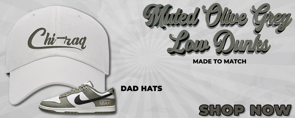 Muted Olive Grey Low Dunks Dad Hats to match Sneakers | Hats to match Muted Olive Grey Low Dunks Shoes