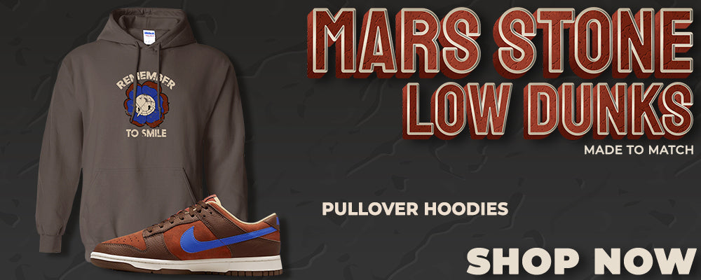 Mars Stone Low Dunks Pullover Hoodies to match Sneakers | Hoodies to match Mars Stone Low Dunks Shoes