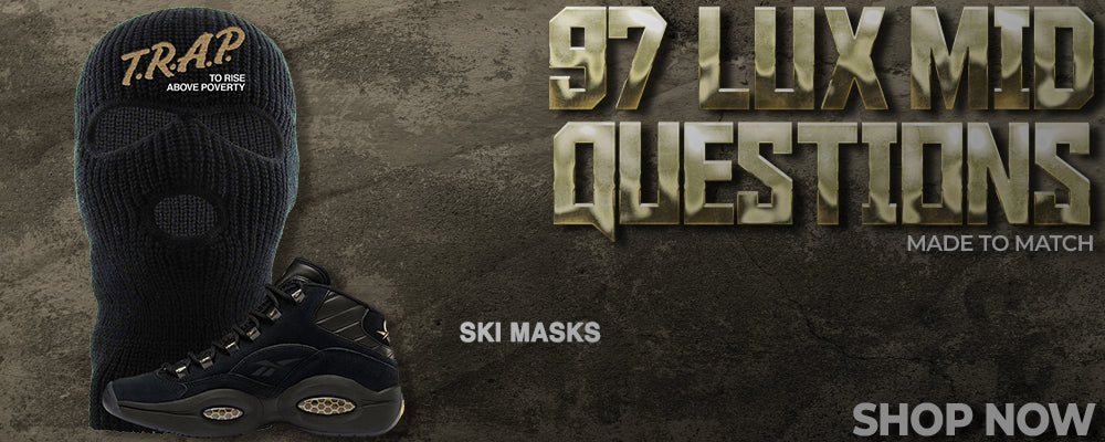 97 Lux Mid Questions Ski Masks to match Sneakers | Winter Masks to match 97 Lux Mid Questions Shoes