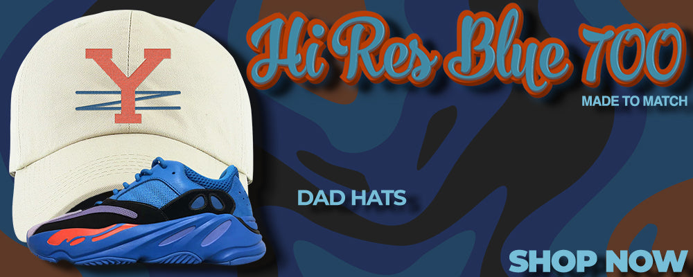 Hi Res Blue 700s Dad Hats to match Sneakers | Hats to match Hi Res Blue 700s Shoes