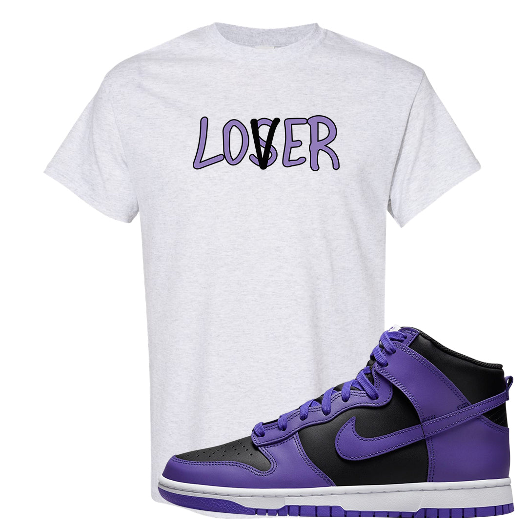 Psychic Purple High Dunks T Shirt | Lover, Ash