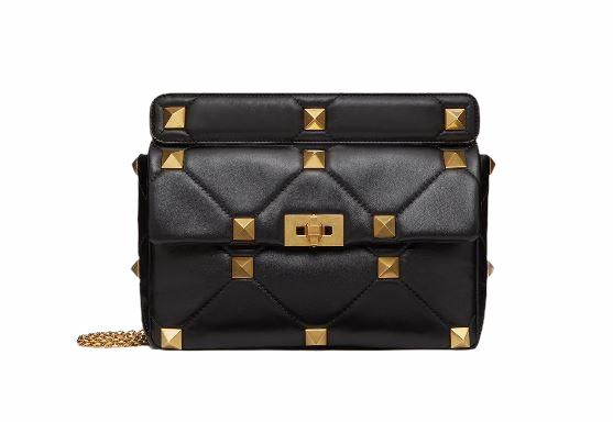 VALENTINO GARAVANI STUD SIGN NAPPA SHOULDER BAG – mania-k webshop